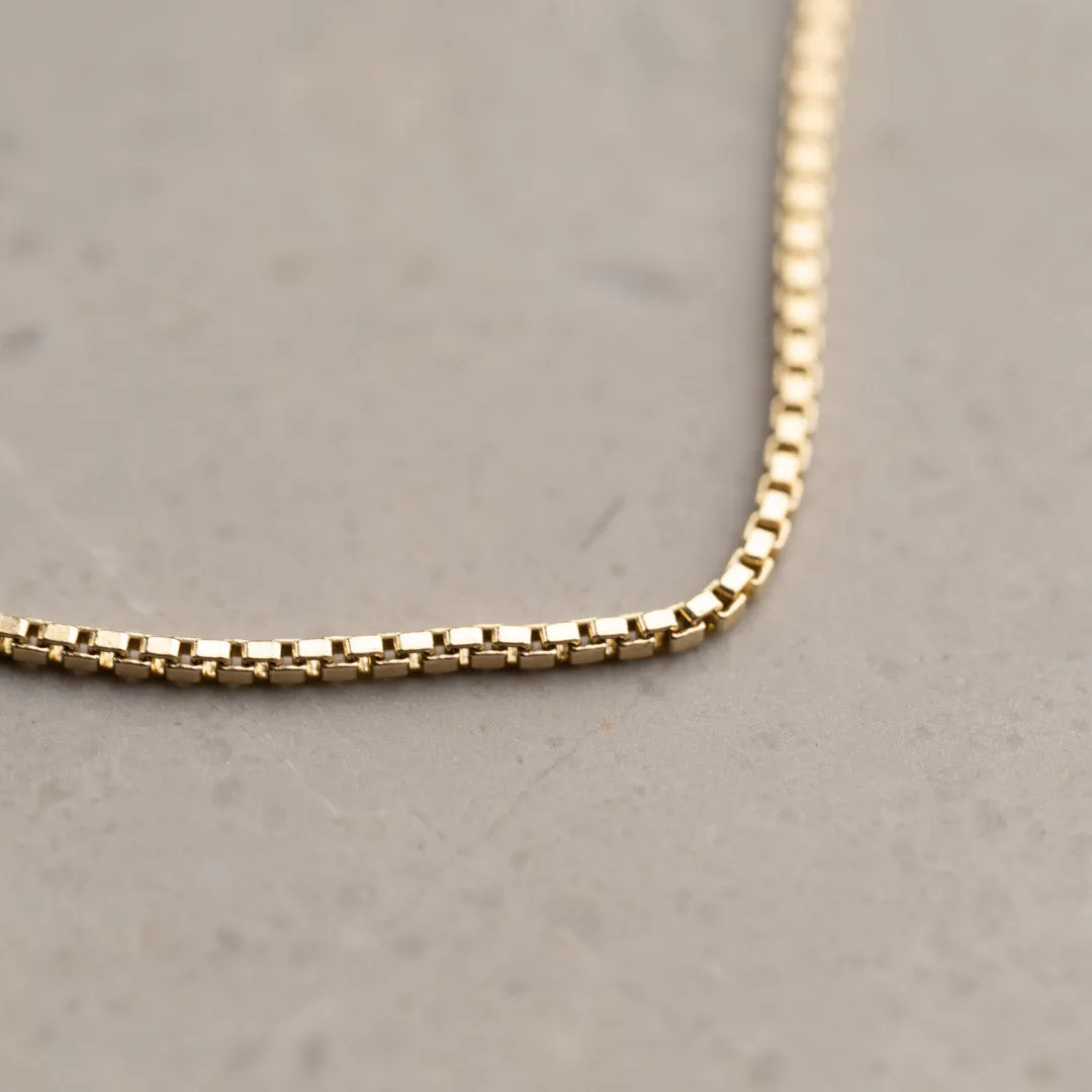 Sisi Copenhagen Venezia armbånd massivt 9 kt guld 16 cm