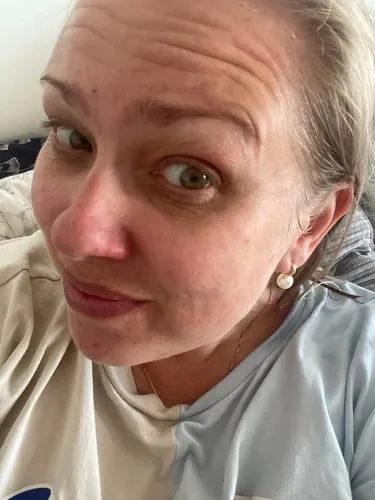 TIMI OF SWEDEN Essie hoop øreringe perle 9 mm guld
