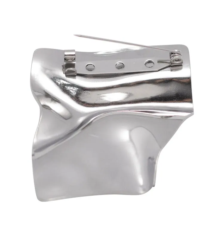 Wos Up Ebba broche sølv blank 5 cm