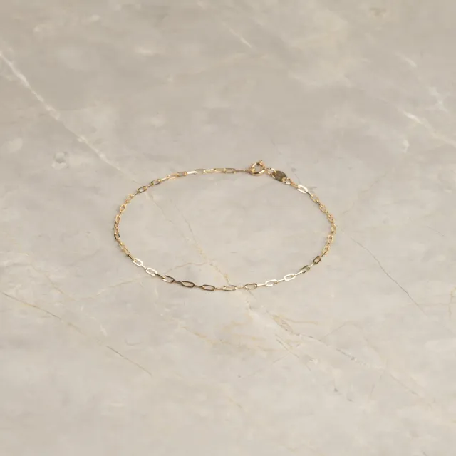 Sisi Copenhagen Alma Small armbånd massivt 9 kt guld 20 cm