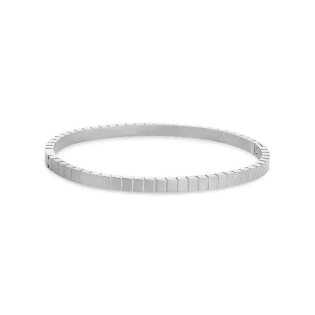 TIMI OF SWEDEN Meja tekstureret armring sølv 60mm