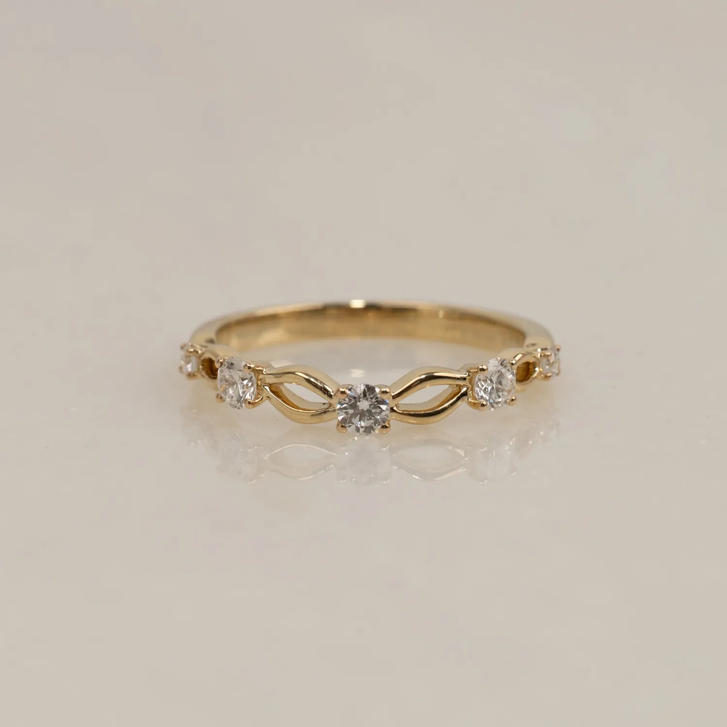 Sisi Copenhagen Wreath Diamond ring guld 0,35 ct