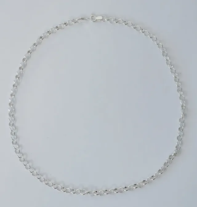 Wos River halskæde 925 sølv 40 cm 5 mm