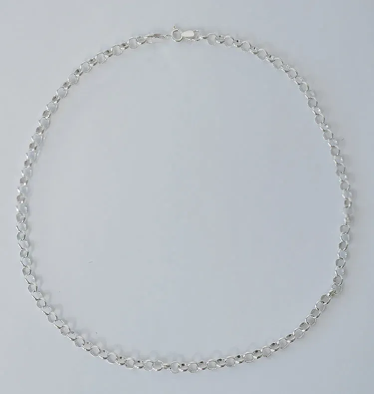 Wos River halskæde 925 sølv 40 cm 5 mm