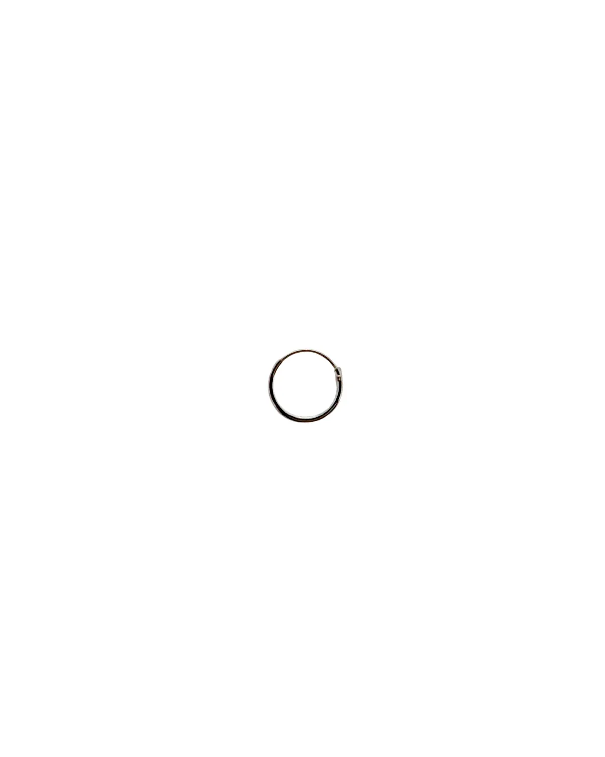 Wos Basic Hoop S925 creoler sølv 1,2 mm