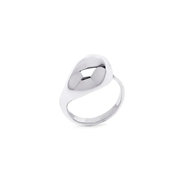 TIMI OF SWEDEN Farah statement ring rustfrit stål str 18