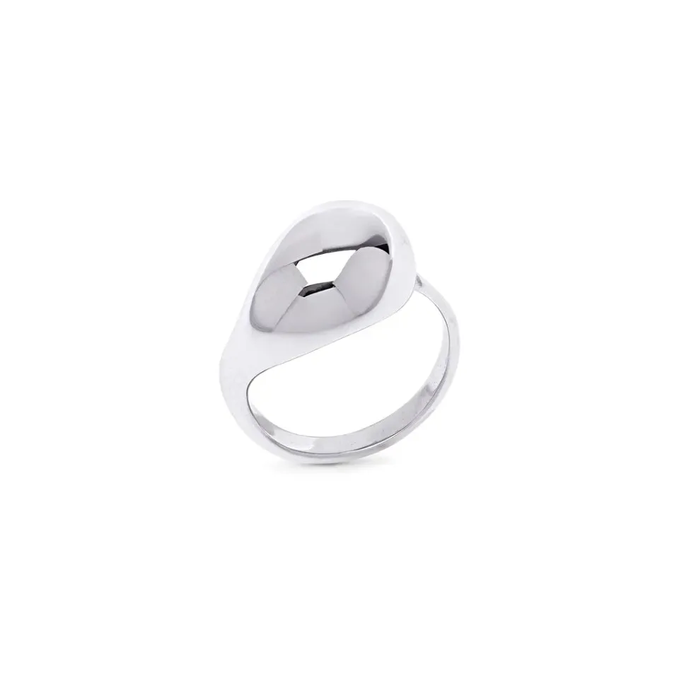 TIMI OF SWEDEN Farah statement ring rustfrit stål str 18