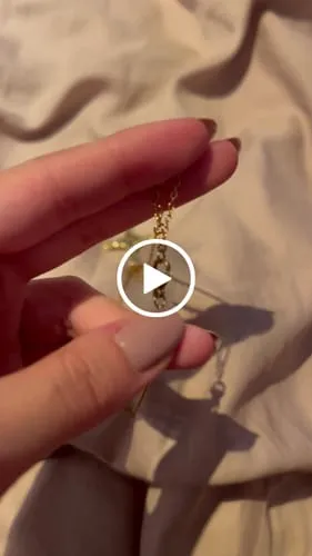 TIMI OF SWEDEN Azura halskæde guld kors zirconia