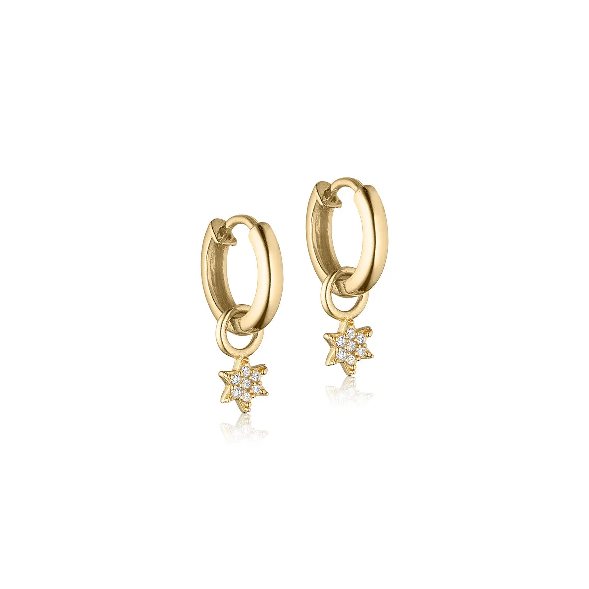 Bykjaergaard Individual stjerne charm forgyldt