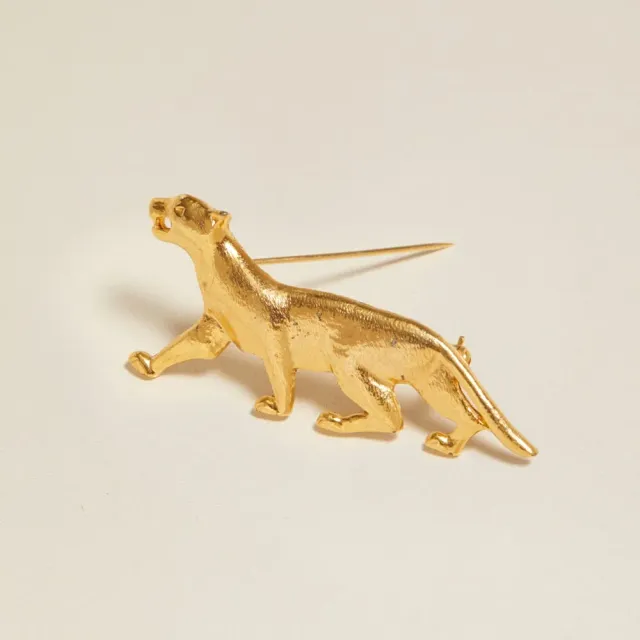 Orelia Vintage Polished Panther broche unik