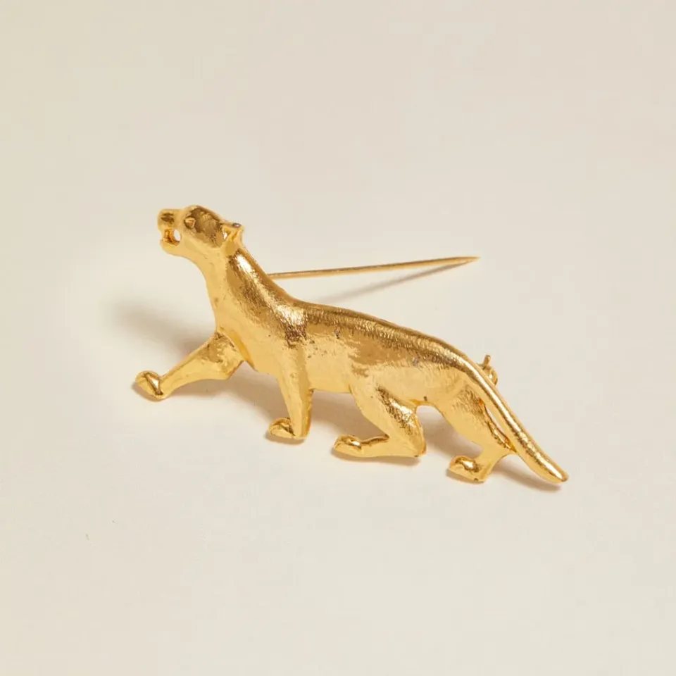 Orelia Vintage Polished Panther broche unik