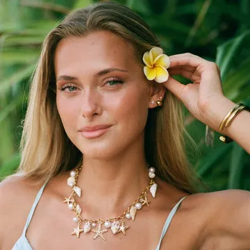TIMI OF SWEDEN Essie ørestikker mini perle forgyldt