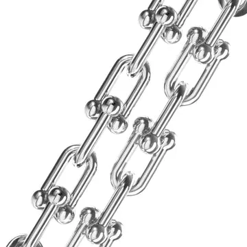 TIMI OF SWEDEN Betty halskæde paperclip 40 cm stål