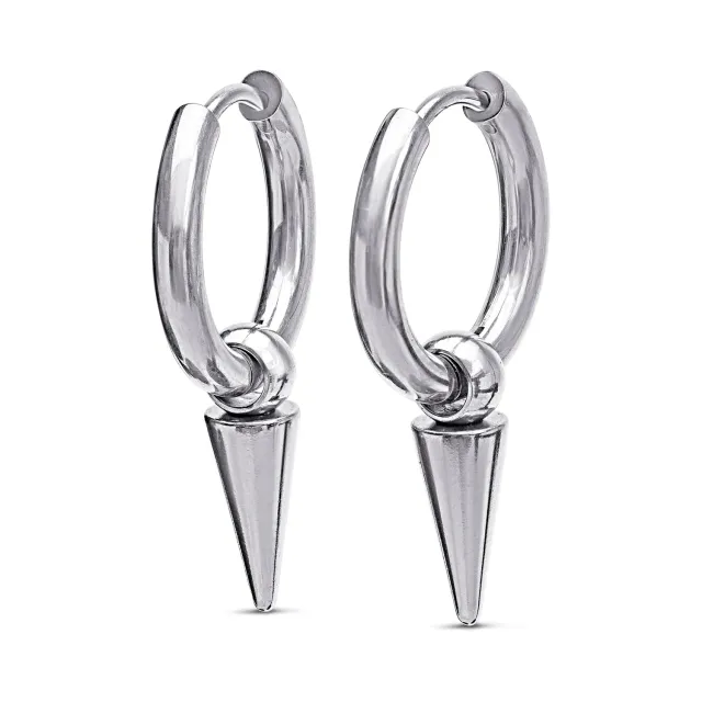 TIMI OF SWEDEN Pim spike hoop øreringe 17mm guld