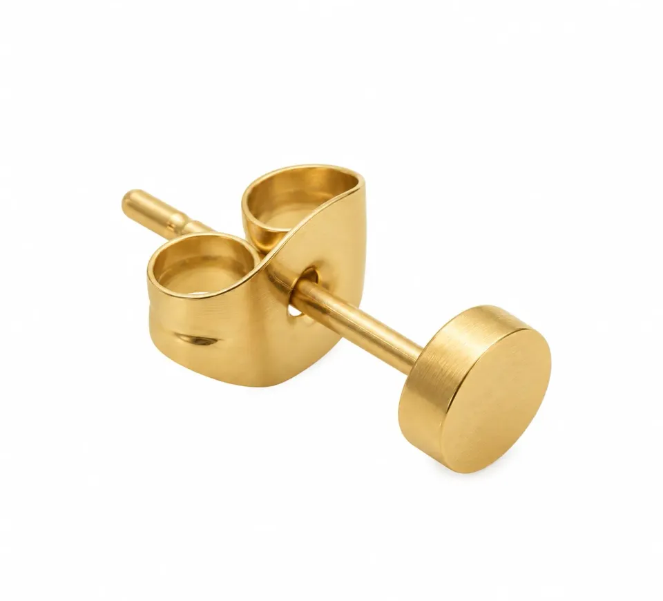 Wos Dot single ministud forgyldt 0,4 cm