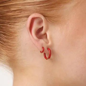 TIMI OF SWEDEN Kaja hoop øreringe 17mm stål