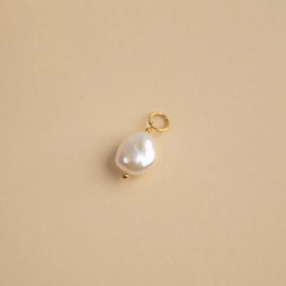 Sisi Copenhagen Noella Pearl vedhæng forgyldt barok perle
