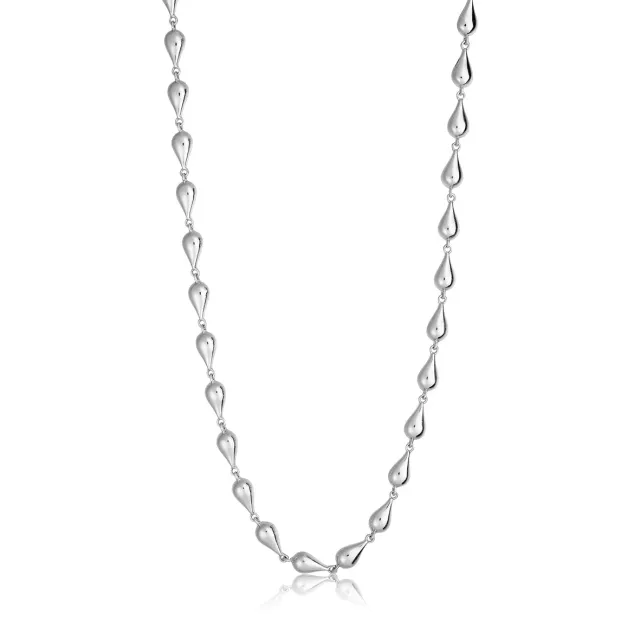 Bykjaergaard Classic collier sølv justerbar