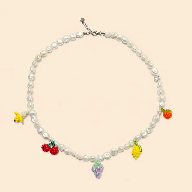 Lulo Jewelry Exclusive Fruit Mix halskæde sølv frugt