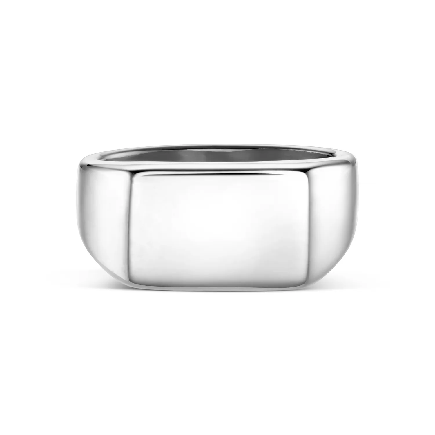 Orelia Chunky Signet ring sølv gravering S/M M/L