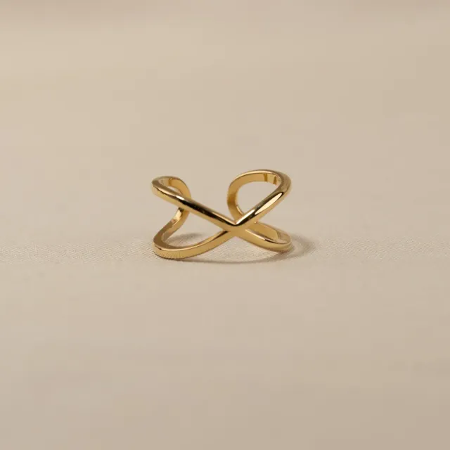 Sisi Copenhagen Anastasia ring forgyldt justerbar