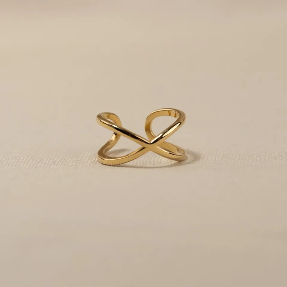 Sisi Copenhagen Anastasia ring forgyldt justerbar
