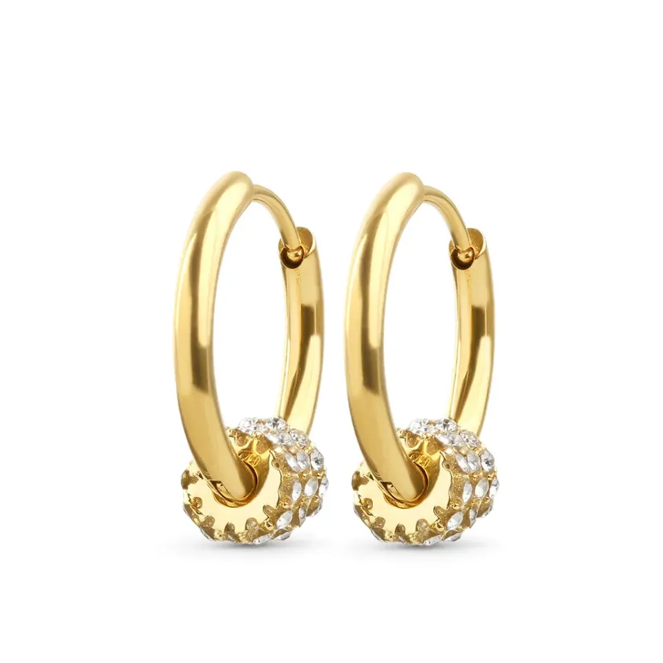 TIMI OF SWEDEN Hevin hoop øreringe guld 15,8 mm