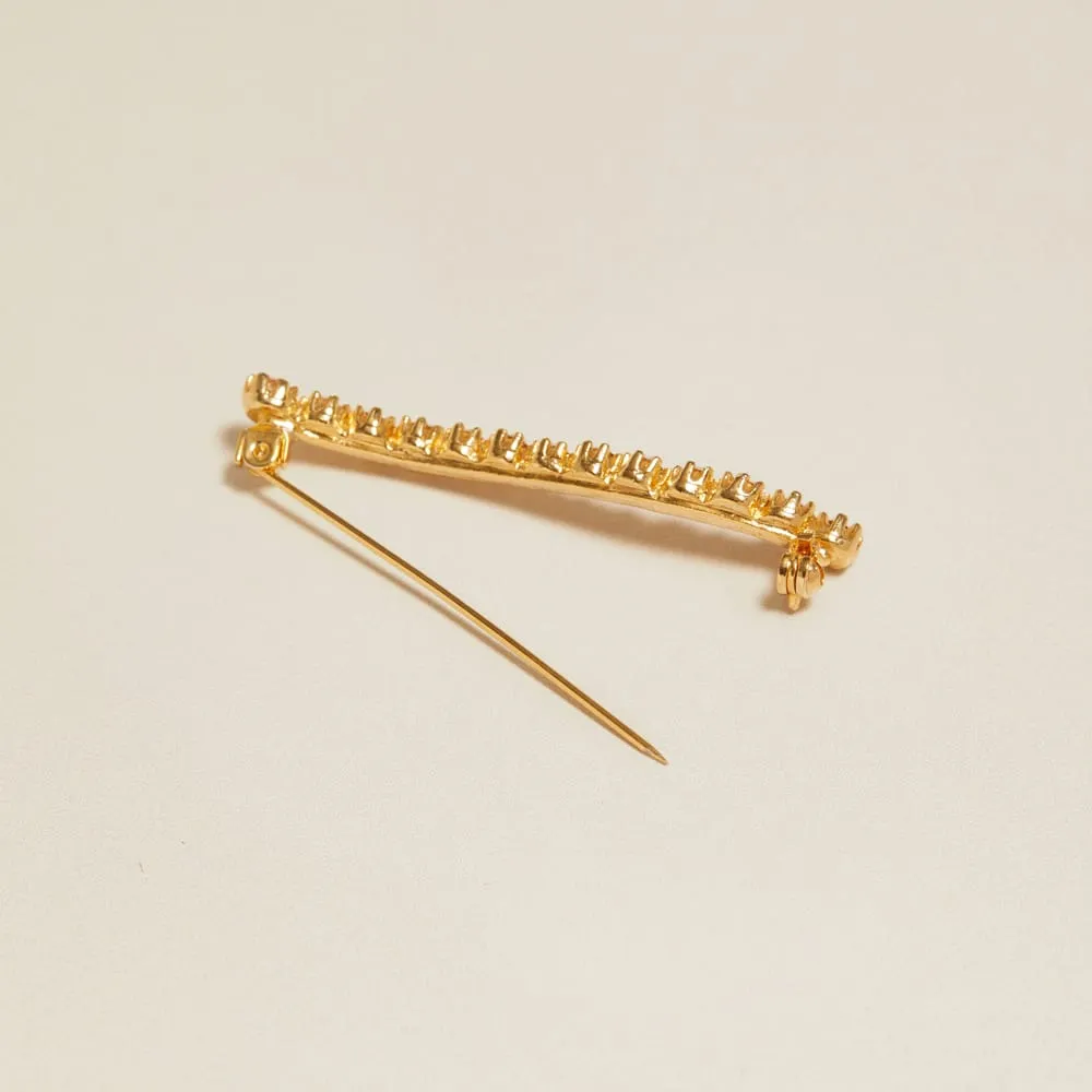 Orelia Vintage Crystal broche krystal bølge