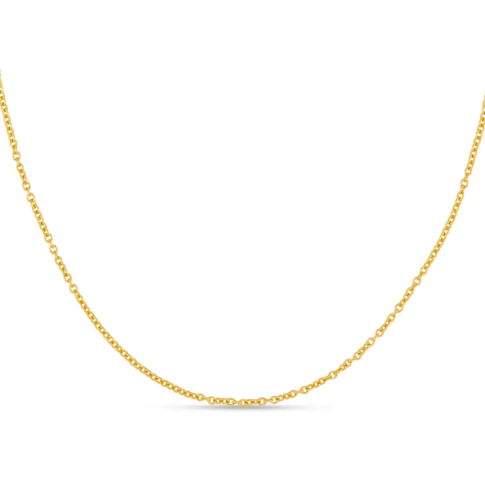 Orelia LUXE Fine Chain halskæde guld charm-base