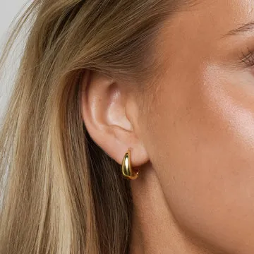 TIMI OF SWEDEN Hedvig Classic Wide hoops øreringe rustfrit stål