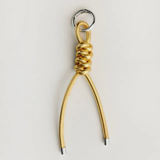 Orelia Gold Knotted taskevedhæng guld