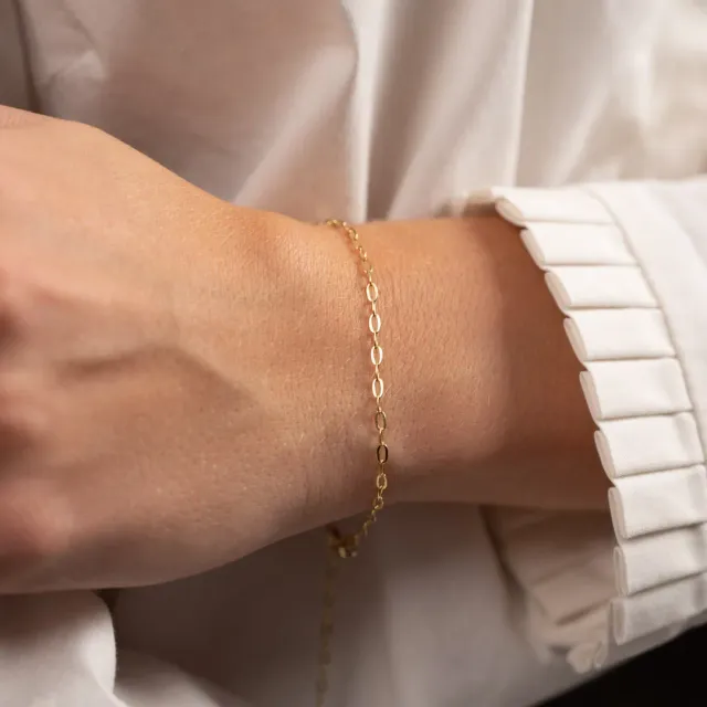 Sisi Copenhagen Alma armbånd forgyldt 2 mm
