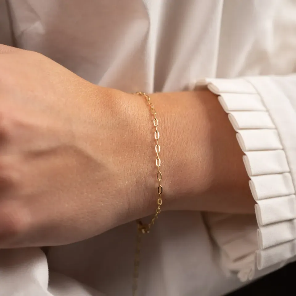 Sisi Copenhagen Alma armbånd forgyldt 2 mm