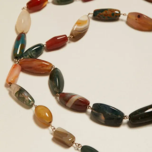 Orelia Vintage Colourful Beaded halskæde kulørt