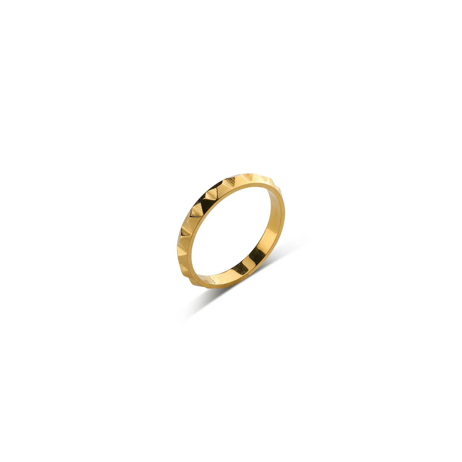 TIMI OF SWEDEN Vide spike ring sølv vandtæt