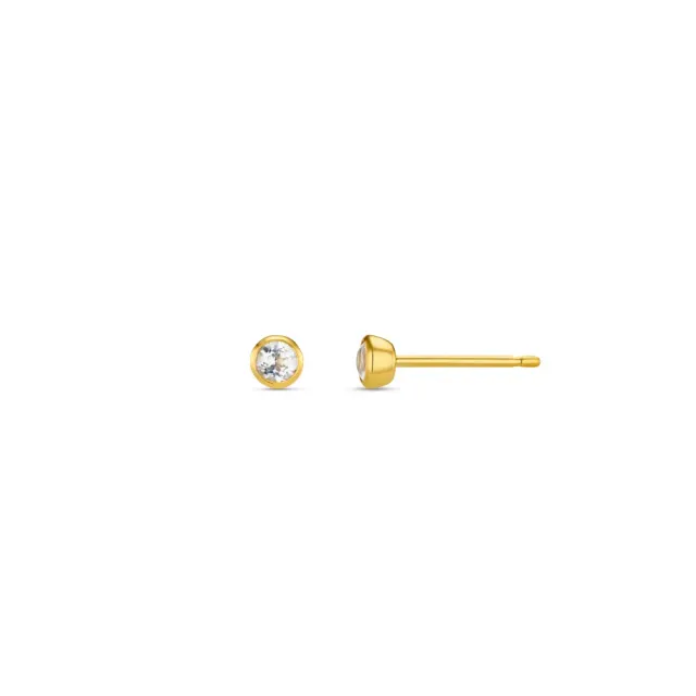 Orelia LUXE Classic Crystal ørestikker guld krystal