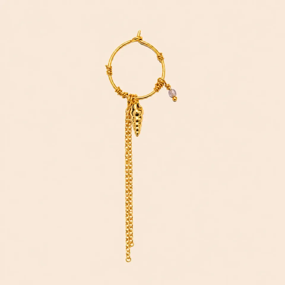 Lulo Jewelry Aya Hoop øreringe forgyldt lille