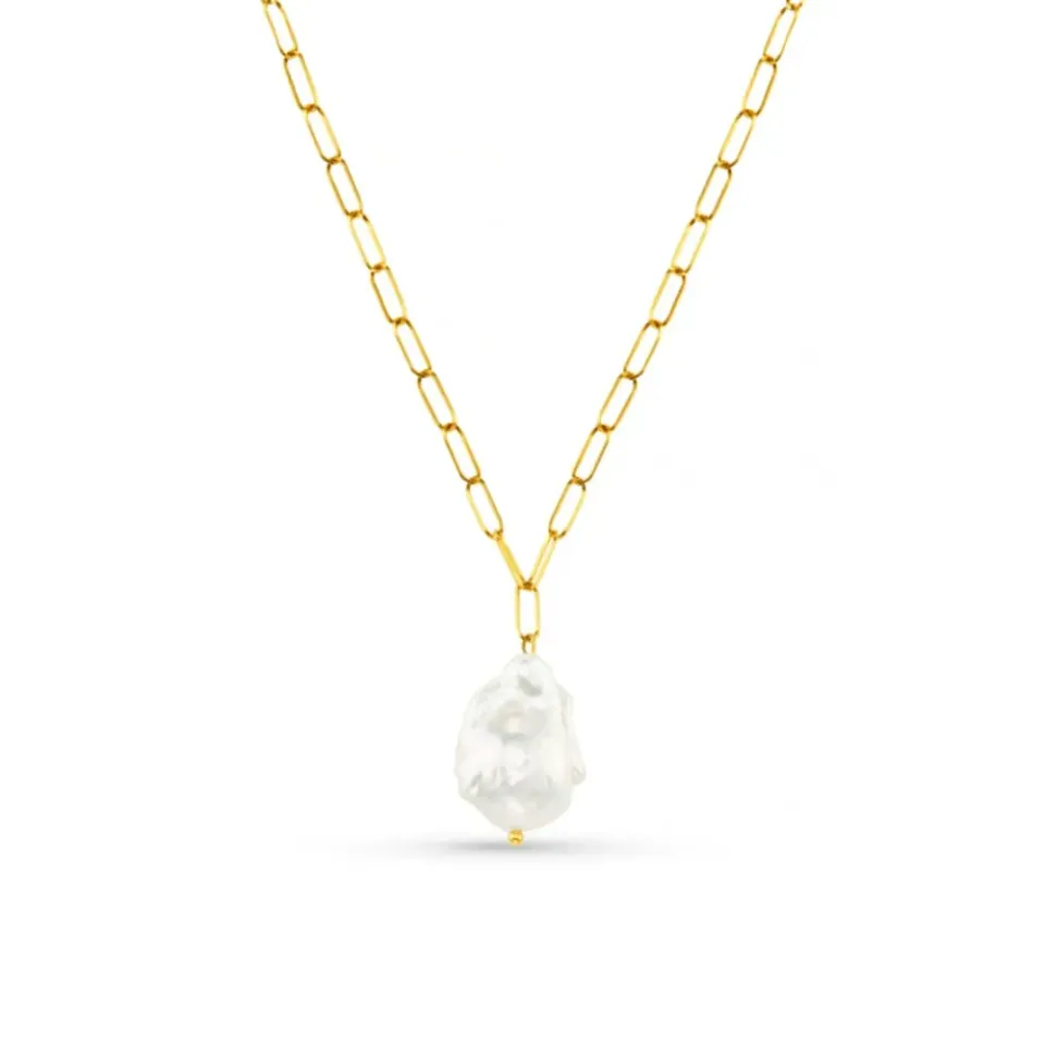 Orelia LUXE Statement Pearl halskæde forgyldt perle