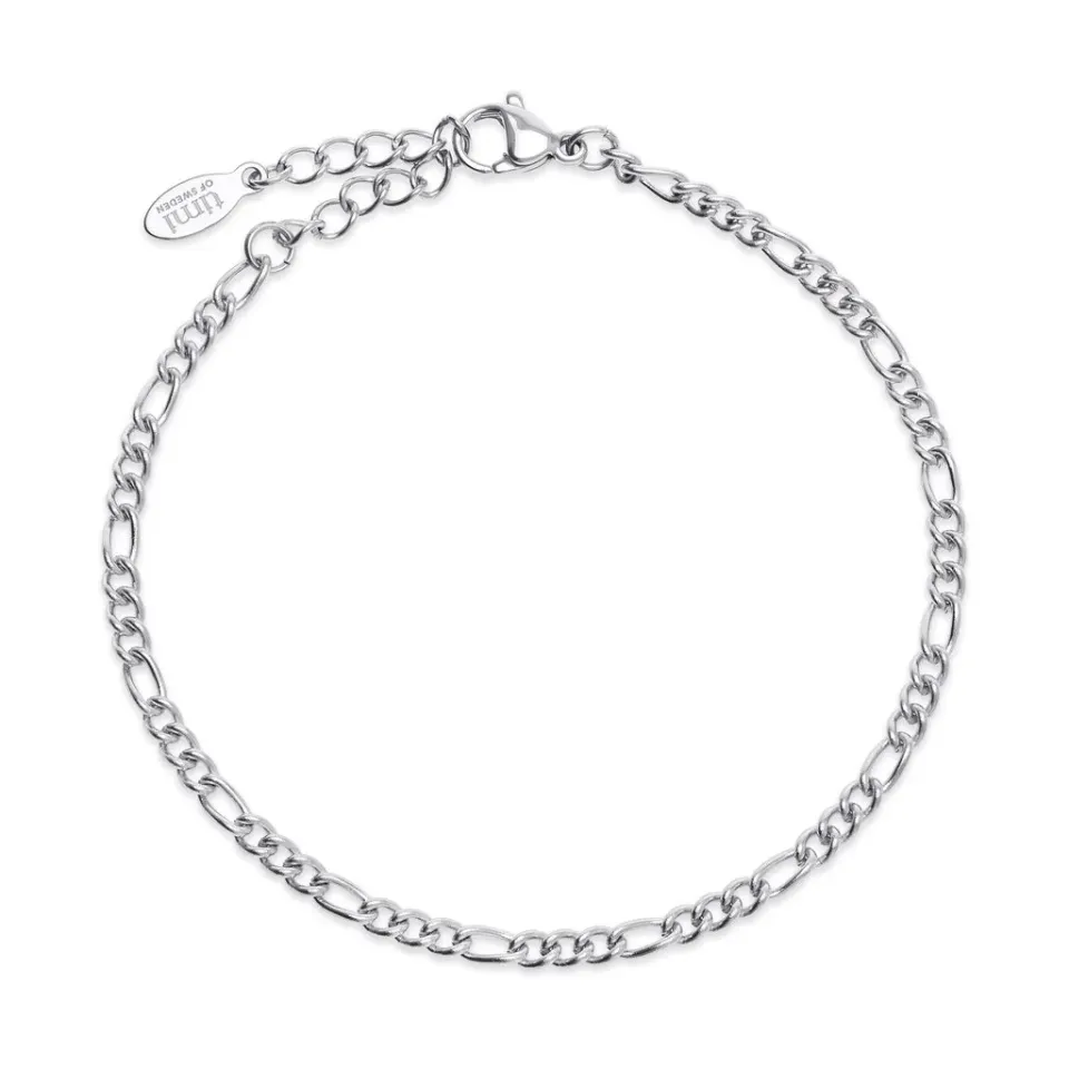 TIMI OF SWEDEN Hugo armbånd sølv 21 cm chunky
