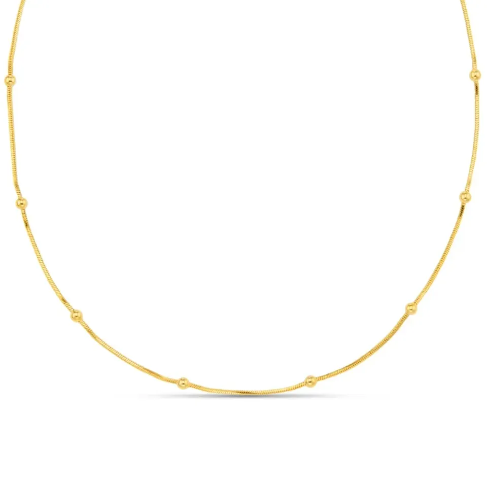 Orelia Satellite Snake Chain halskæde guld