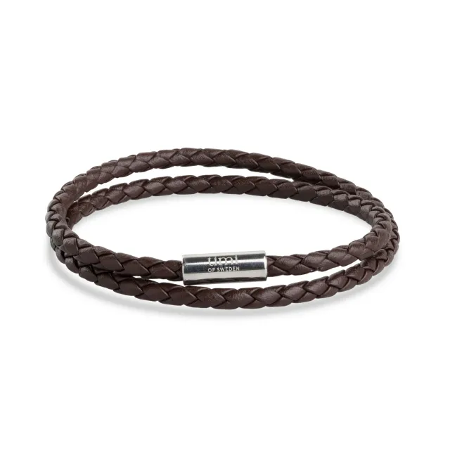 TIMI OF SWEDEN Kim reb armbånd mørkeblå stål 42 cm