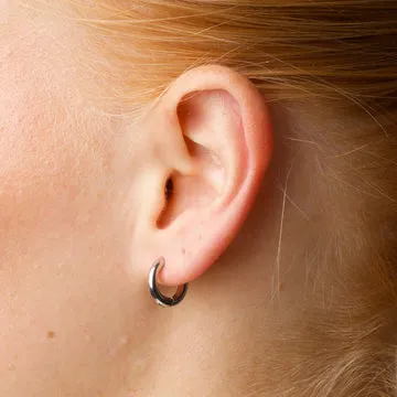 TIMI OF SWEDEN Hollie hoops øreringe 13 mm vandtætte