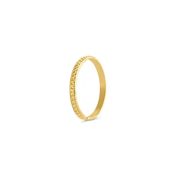 TIMI OF SWEDEN Sigrun delicate ring justerbar 2,1 mm
