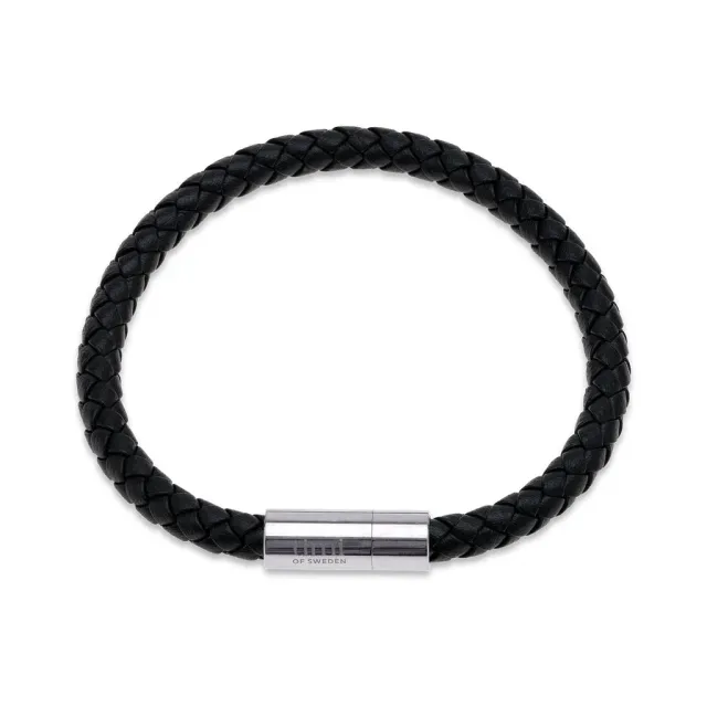 TIMI OF SWEDEN Oliver læderarmbånd 21,5 cm vandtæt