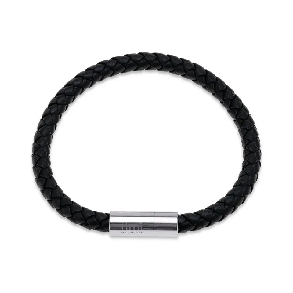 TIMI OF SWEDEN Oliver læderarmbånd 21,5 cm vandtæt