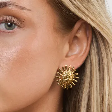 TIMI OF SWEDEN Estri øreringe 28 mm guld rustfrit stål
