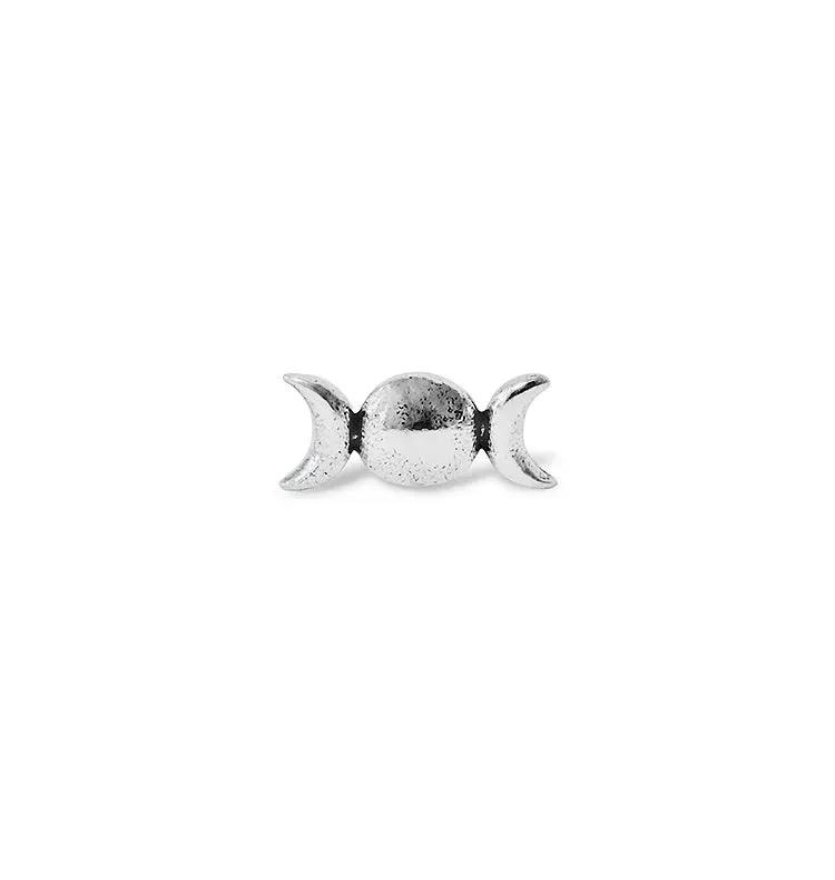 Wos WOS UP Moon Phase stud sølv 925 single