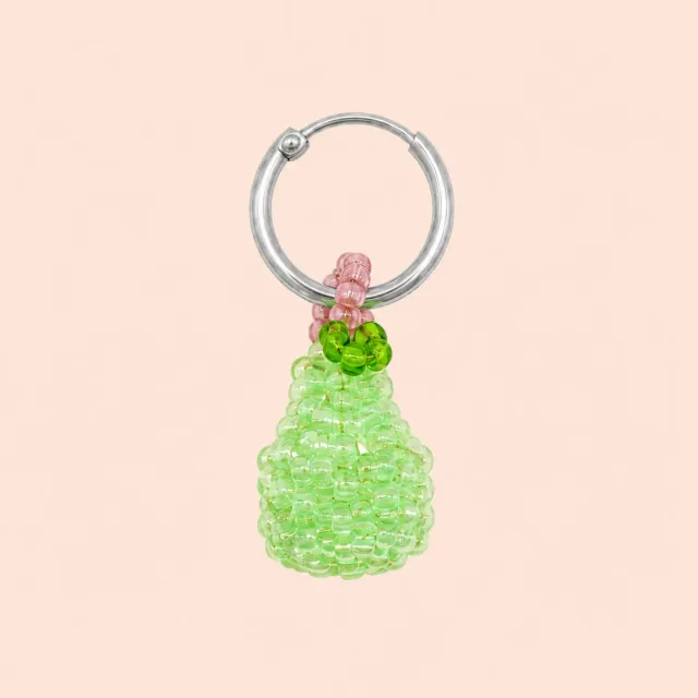 Lulo Jewelry Pear hoops øreringe 925S sølv hoops