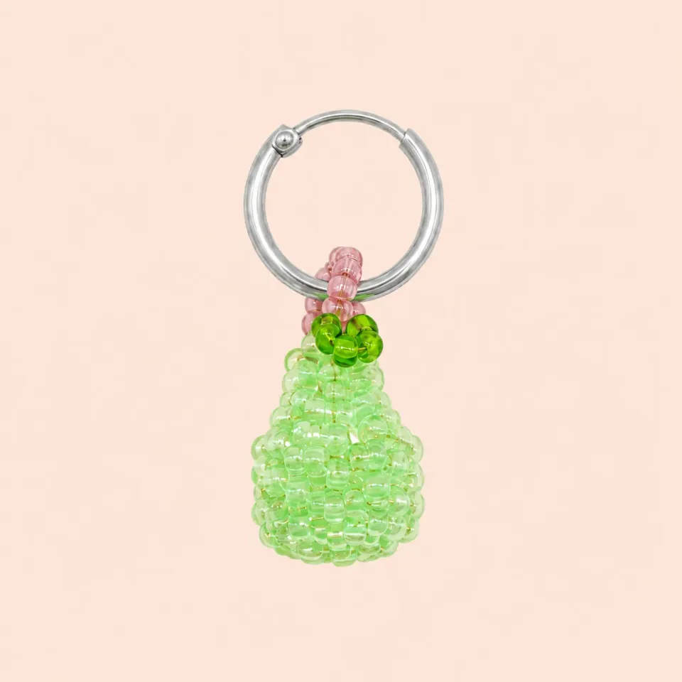 Lulo Jewelry Pear hoops øreringe 925S sølv hoops