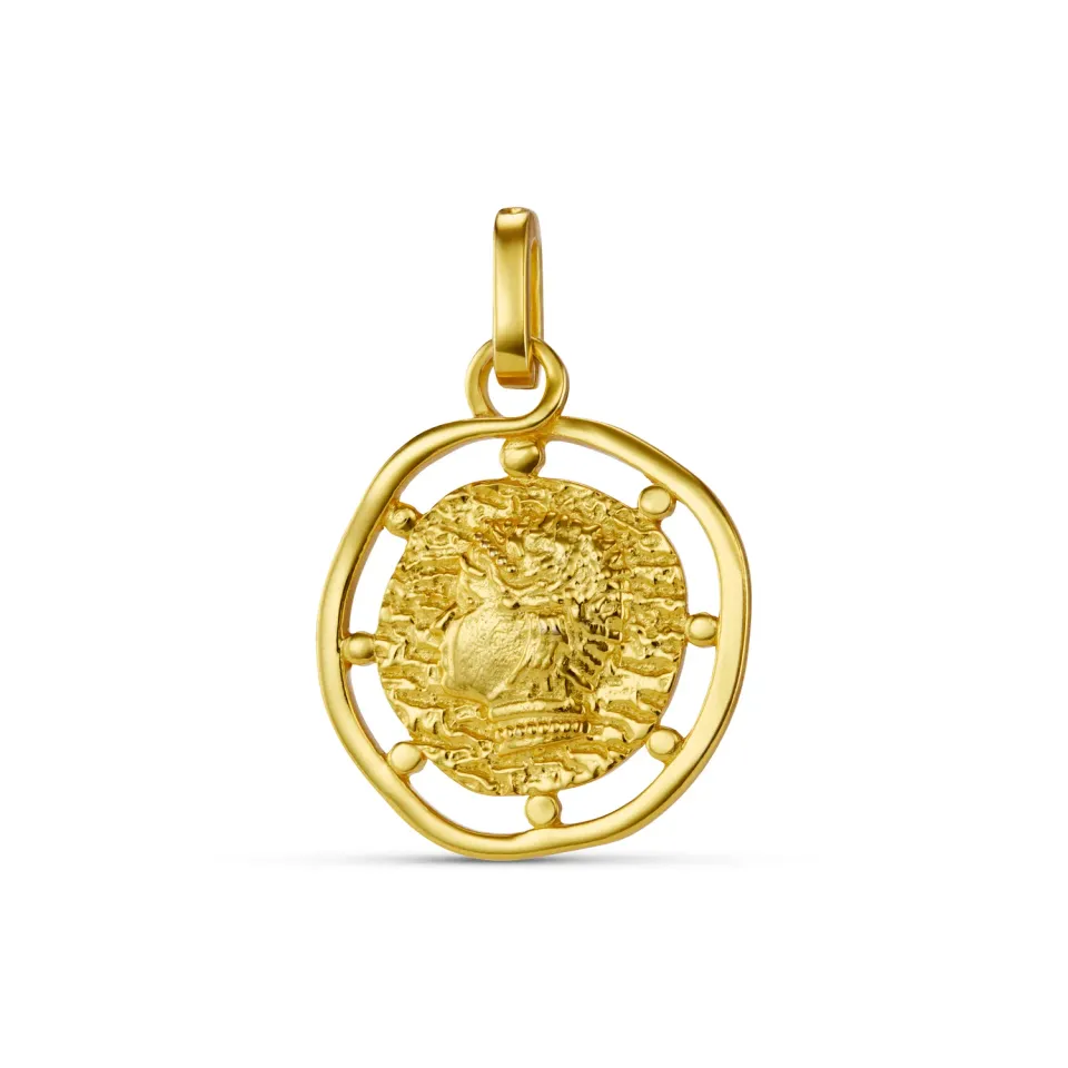 Orelia LUXE Medallion Coin charm forgyldt